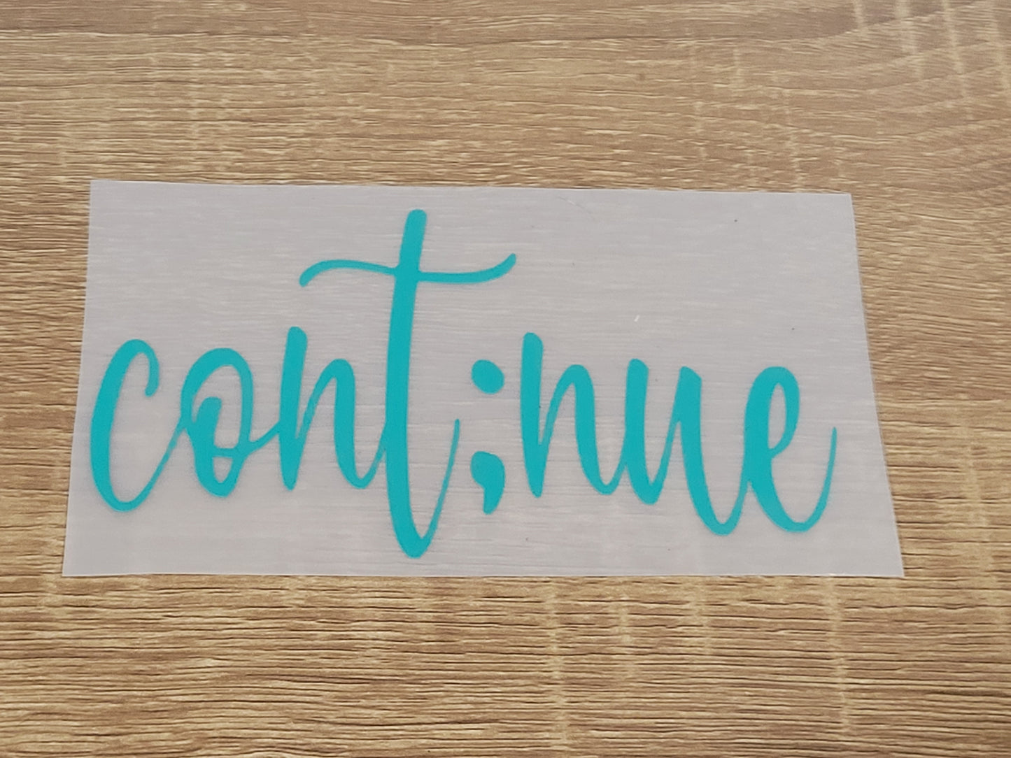 cont;nue decal