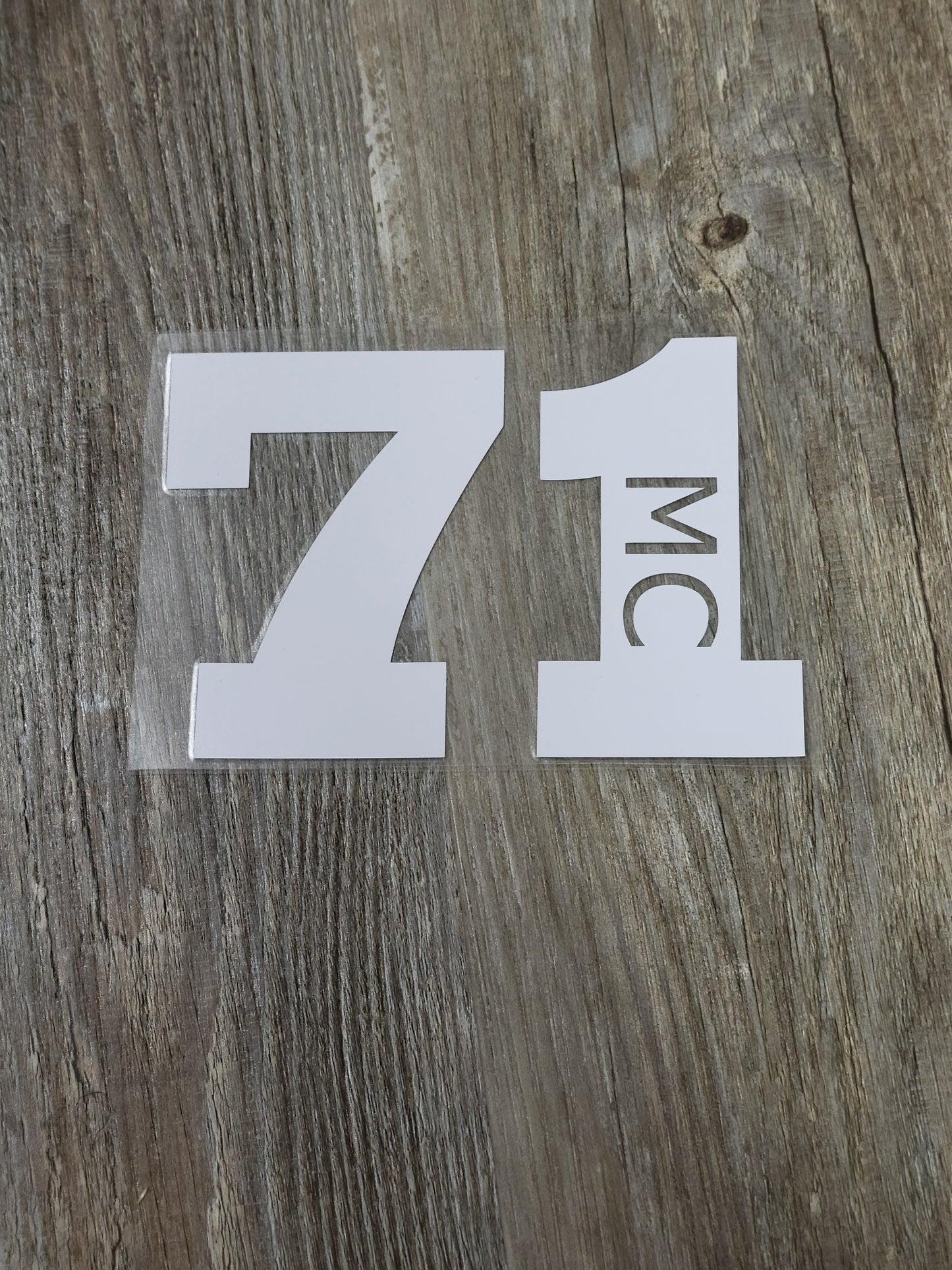 71 MC decal