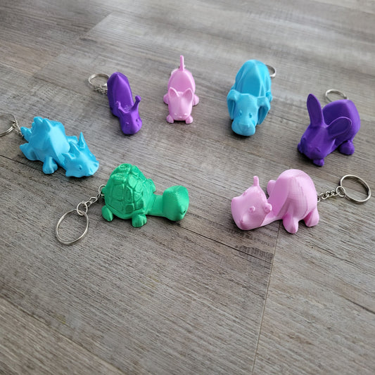 Animal Phone Holder Keychains