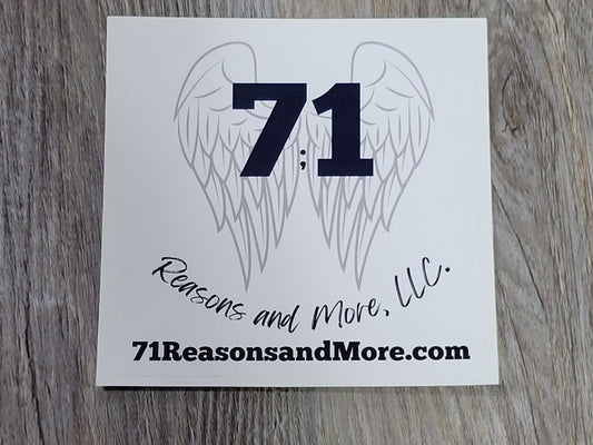 71 Merch Car Decal/Sticker