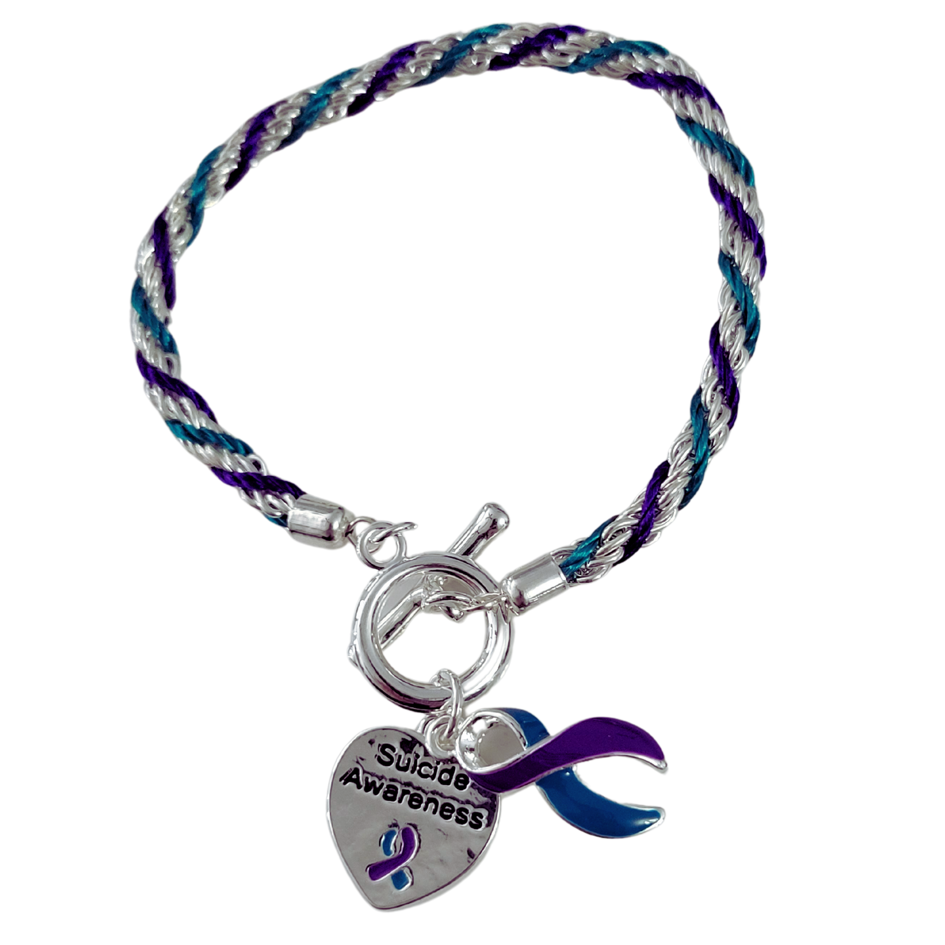 Teal 2025 awareness bracelet