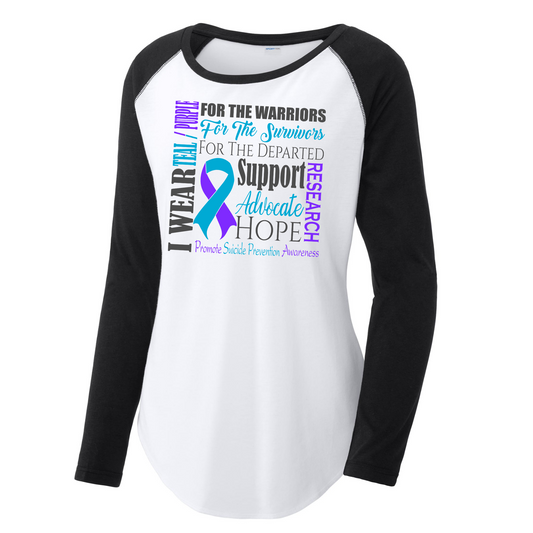 Suicide Awareness Raglan Tee