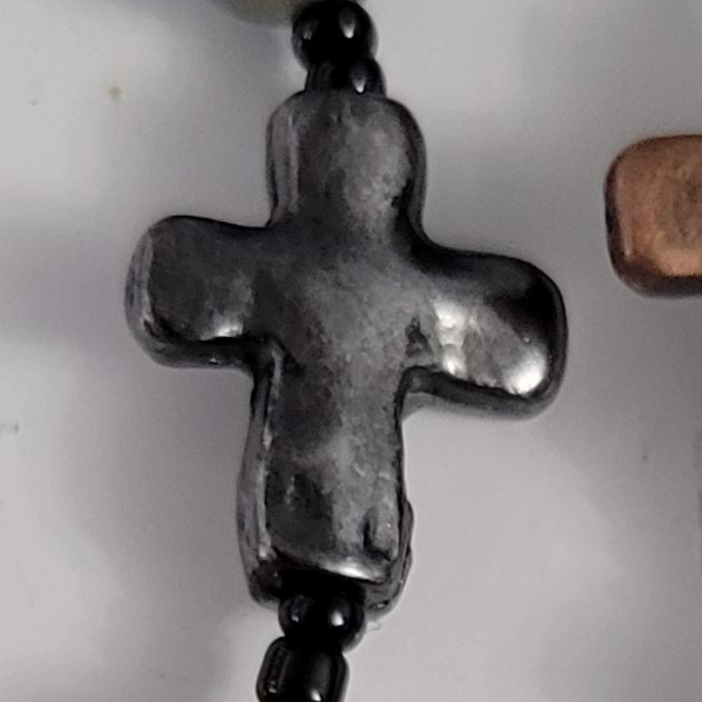Elastic Rosary Cross Bracelets