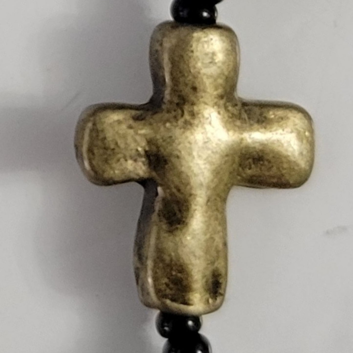 Elastic Rosary Cross Bracelets